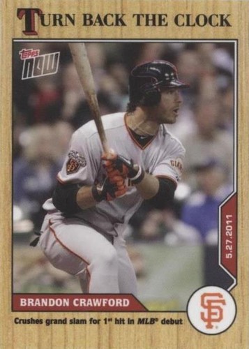 2020 Topps Now Turn Back the Clock - Brandon Crawford #58