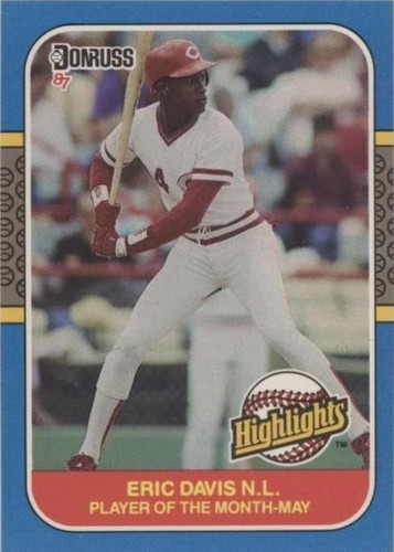 1987 Donruss Highlights - Eric Davis #8