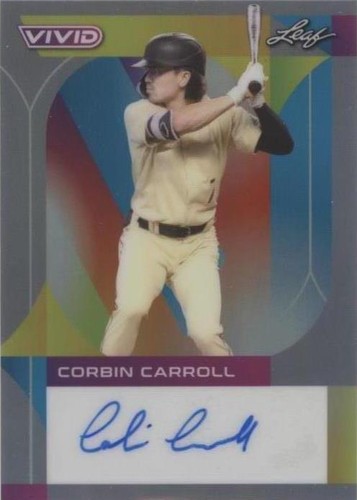 2022 Leaf Vivid - Corbin Carroll #BA-CC1