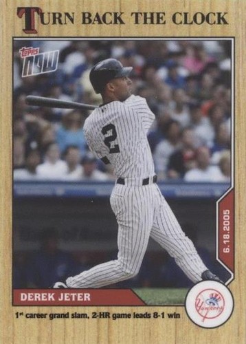2020 Topps Now Turn Back the Clock - Derek Jeter #80