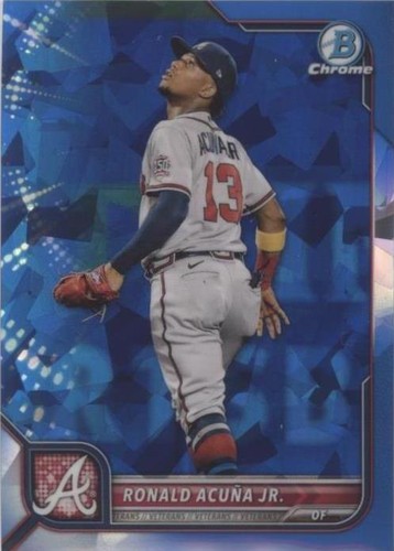 2022 Bowman Chrome Sapphire Edition - Ronald Acuña Jr. #58