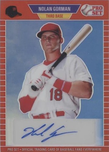 2021 Leaf Pro Set Metal - Nolan Gorman #PA-NG1
