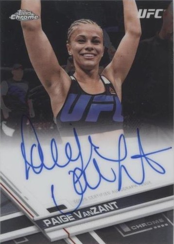 2017 Topps Chrome UFC - Paige VanZant #FA-PV