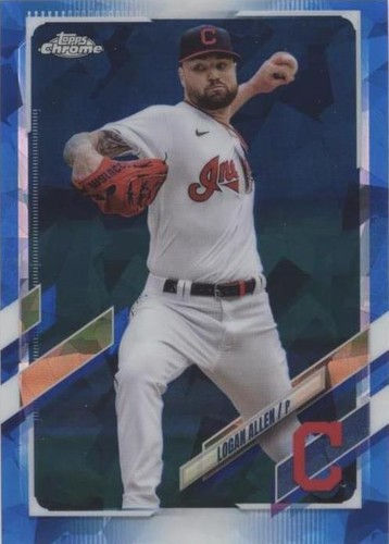 2021 Topps Chrome Update Series Sapphire Edition - Logan Allen #US308