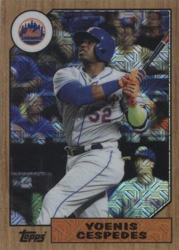 2017 Topps Silver Pack 1987 Design Chrome - Yoenis Cespedes #87-YC