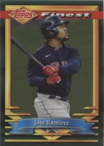 2021 Topps Finest Flashbacks - Jose Ramirez #130