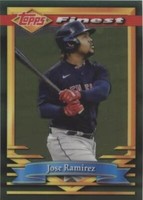 2021 Topps Finest Flashbacks - Jose Ramirez #130