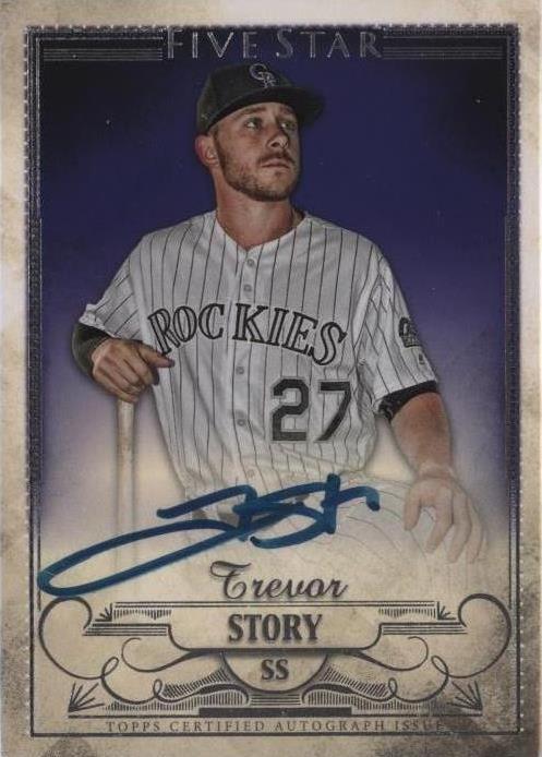 2016 Topps Five Star - Trevor Story #FSA-TS