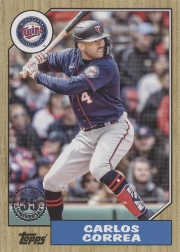 2022 Topps Update Series - Carlos Correa #87TBU-27