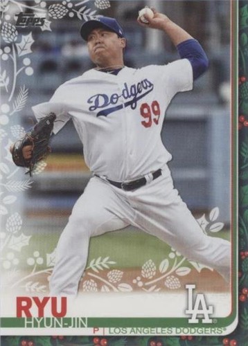 2019 Topps Holiday - Hyun-jin Ryu #HW90