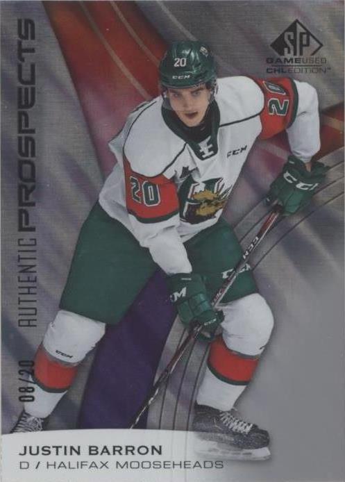 2019-20 Upper Deck SP Game Used CHL Edition - Justin Barron #5