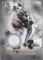 2001 Pacific Private Stock Titanium Postseason Dee Brown #16