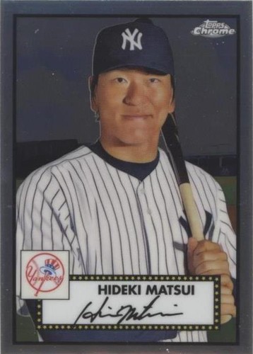 2021 Topps Chrome Platinum Anniversary - Hideki Matsui #688
