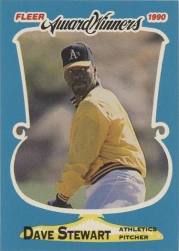 1990 Fleer Award Winners - Dave Stewart #37