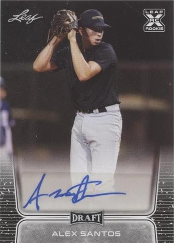 2020 Leaf Draft - Alex Santos #BA-AS2