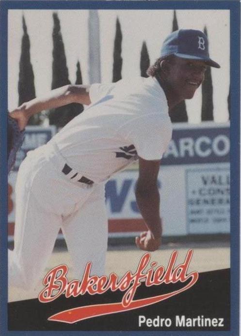 1991 Cal League Bakersfield Dodgers - Pedro Martínez #32