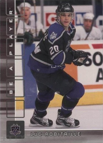 2001-02 In the Game Be A Player Memorabilia - Luc Robitaille #95