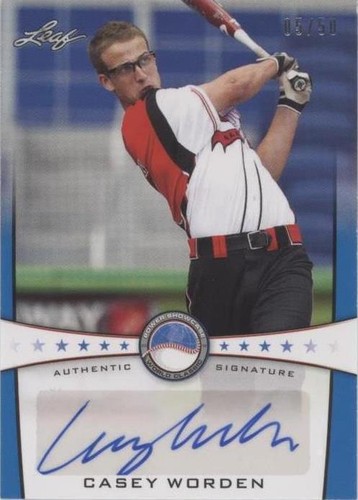 2013 Leaf Power Showcase - Casey Worden #PSA-CW1