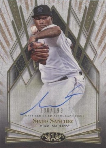 2022 Topps Tier One - Sixto Sanchez #BOA-SS
