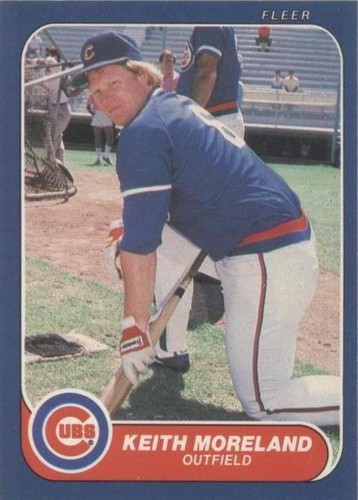 1986 Fleer - Keith Moreland #375