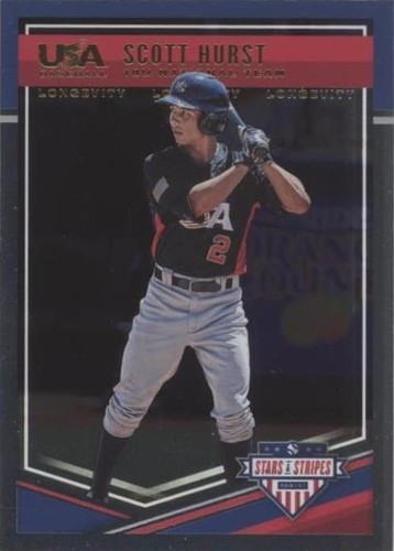2018 Panini USA Baseball Stars & Stripes Longevity - Scott Hurst #96