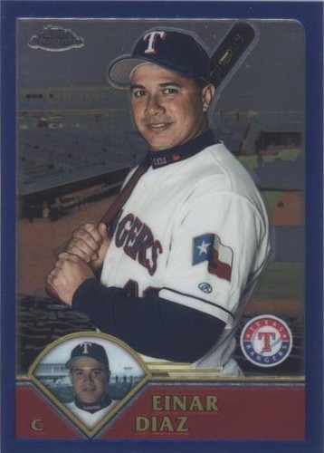 2003 Topps Chrome - Einar Diaz #304