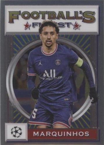 2021-22 Topps Finest Flashbacks UCL Marquinhos #66