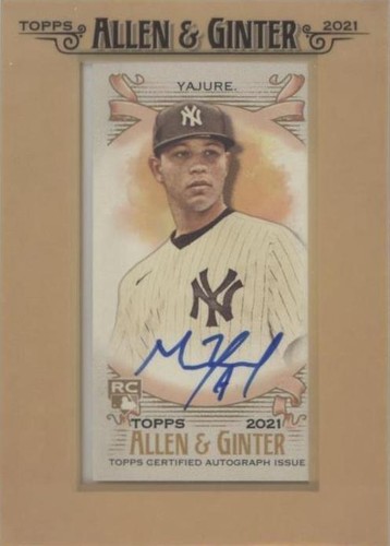 2021 Topps Allen & Ginter's - Miguel Yajure #FMA-MY