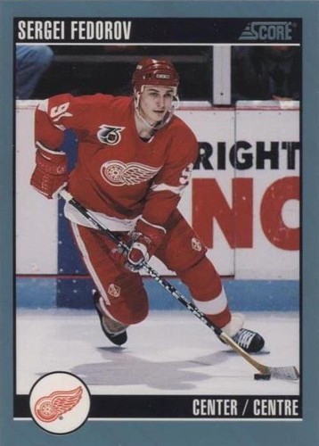 1992-93 Score Canadian - Sergei Fedorov #252