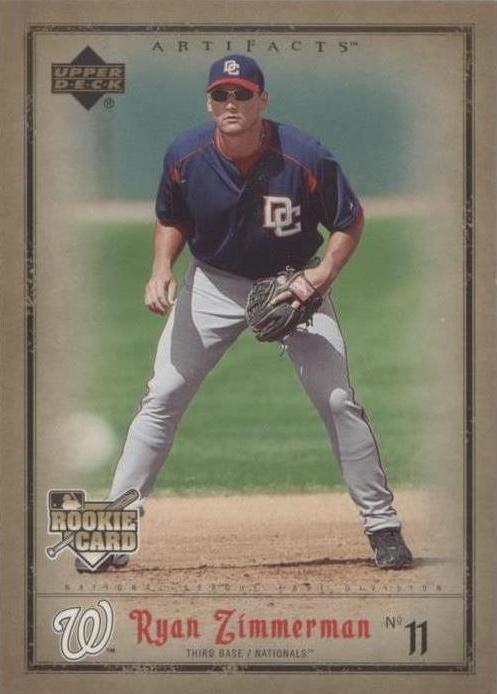 Artefactos de cubierta superior 2006 - Ryan Zimmerman #99