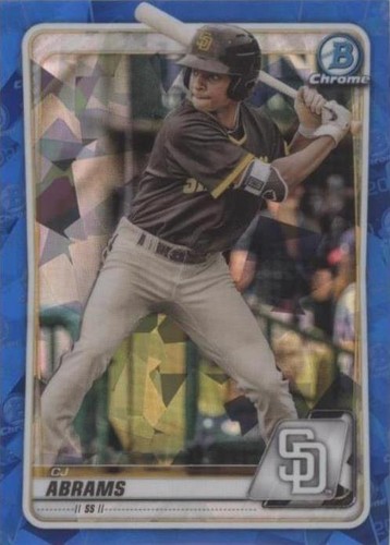 2020 Bowman Chrome Draft Sapphire Edition - C.J. Abrams #BD-189