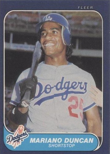 1986 Fleer - Mariano Duncan #129