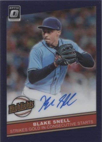 2020 Panini Donruss Optic - Blake Snell #HS-BS