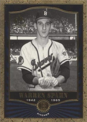 2001 SP Legendary Cuts - Warren Spahn #9