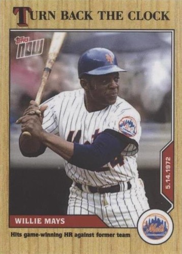 2020 Topps Now Turn Back the Clock - Willie Mays #45