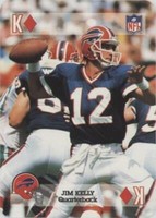 1992 Sport Decks NFL Star Cards Playing Cards Jim Kelly #KD