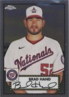 2021 Topps Chrome Platinum Anniversary - Brad Hand #348
