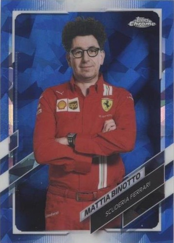 2021 Topps Chrome Sapphire Edition Formula 1 - Mattia Binotto #83