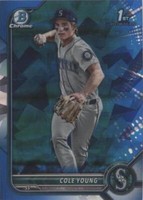 2022 Bowman Chrome Draft Sapphire Edition - Cole Young #BDC-112