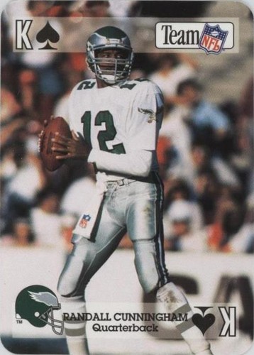 1992 Sport Decks Team NFL Star Cards Playing Cards Randall Cunningham #KS