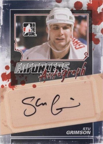2011-12 In the Game Enforcers - Stu Grimson #A-SG