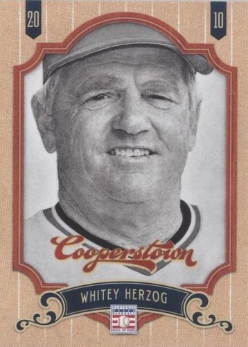 2012 Panini Cooperstown - Whitey Herzog #87