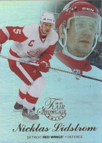 2014-15 Fleer Showcase - Nicklas Lidstrom #45