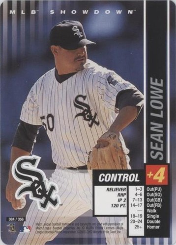 2002 MLB Showdown - Sean Lowe #084