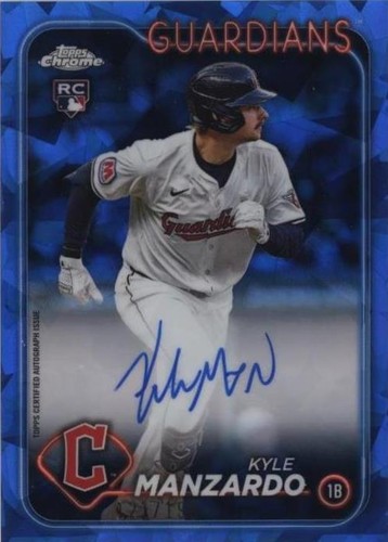 2024 Topps Chrome Update Series Sapphire Edition - Kyle Manzardo #USA-KM