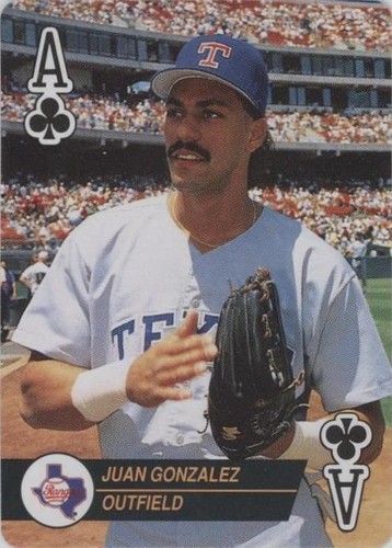 1993 Bicycle Baseball Aces Playing Cards - Juan González #AC