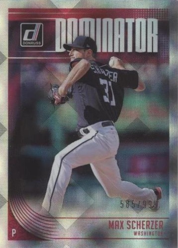 2018 Panini Donruss - Max Scherzer #D4