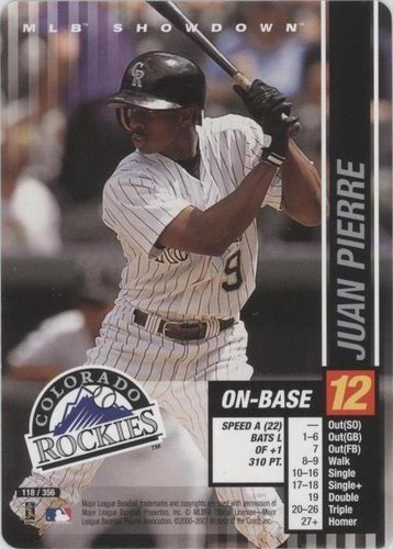 2002 MLB Showdown - Juan Pierre #118