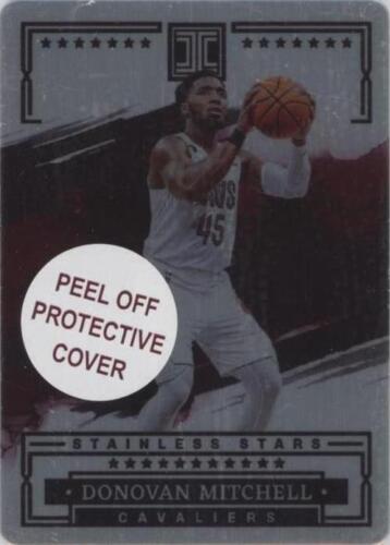 2019-20 Hoops Premium Stock Donovan Mitchell Gold Pulsar SSP