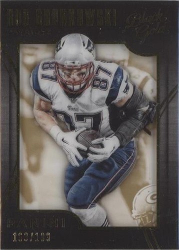 2015 Panini Black Gold Rob Gronkowski #36
